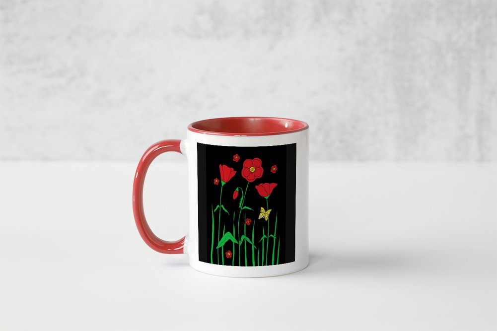 Mug Poppies